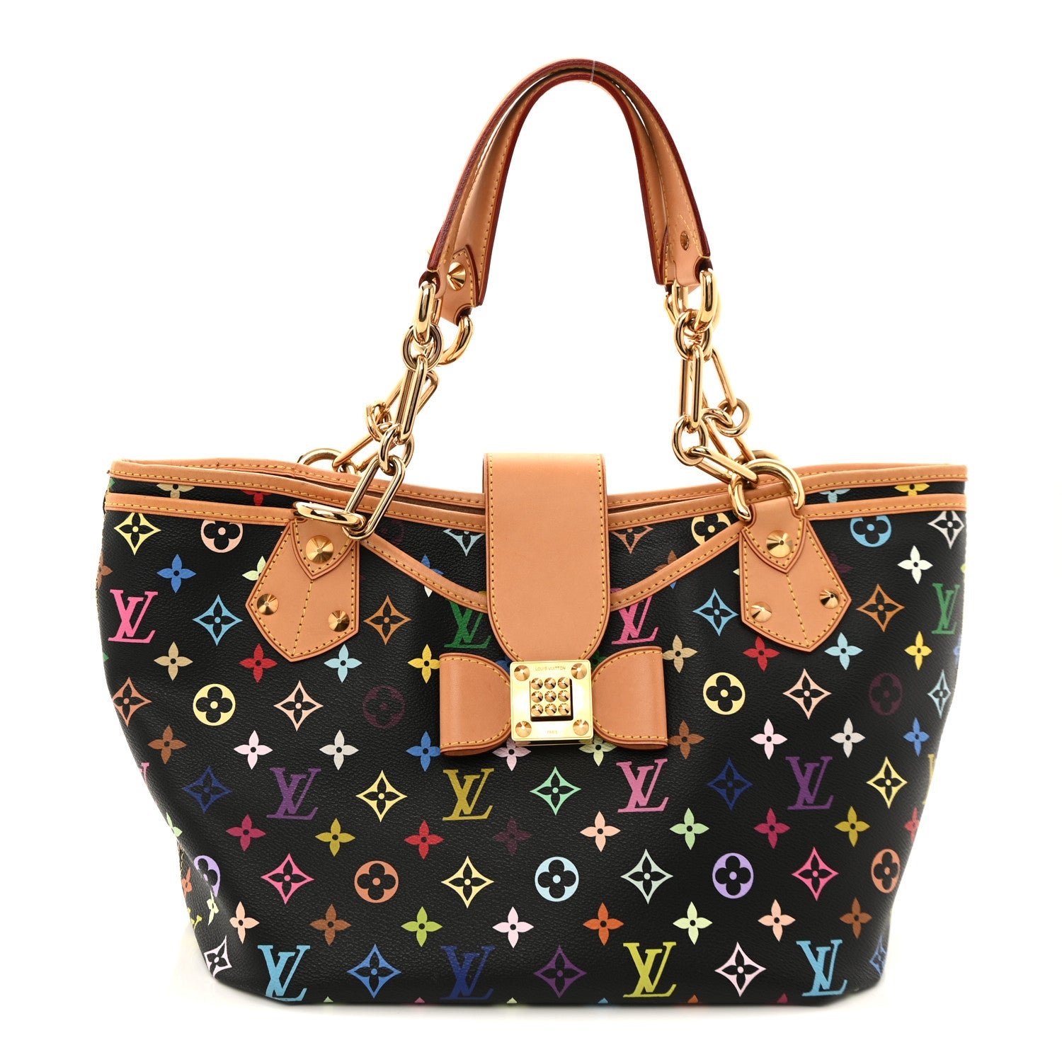 Louis Vuitton Monogram Multicolor Annie GM Black