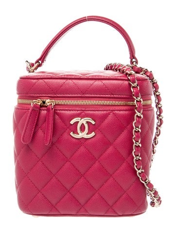 Top Handle Vanity Case w/ Chain