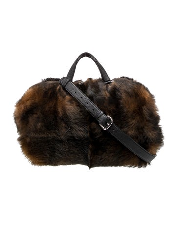 Shearling Weekender Bag 2025
