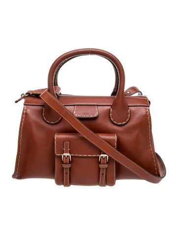 Leather Top Handle Bag