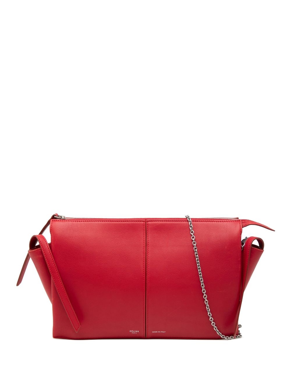 2017 Trifold Leather Clutch On Chain crossbody bag