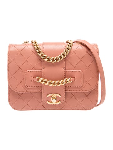 Paris-Greece Front Chain Bag