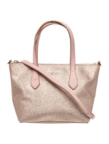 Glitter Top Handle Bag