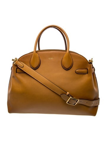 Leather Top Handle Bag