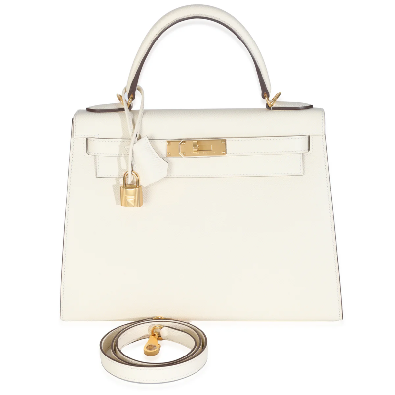 Hermes Nata Epsom Sellier Kelly 28 Gold Hardware, 2023