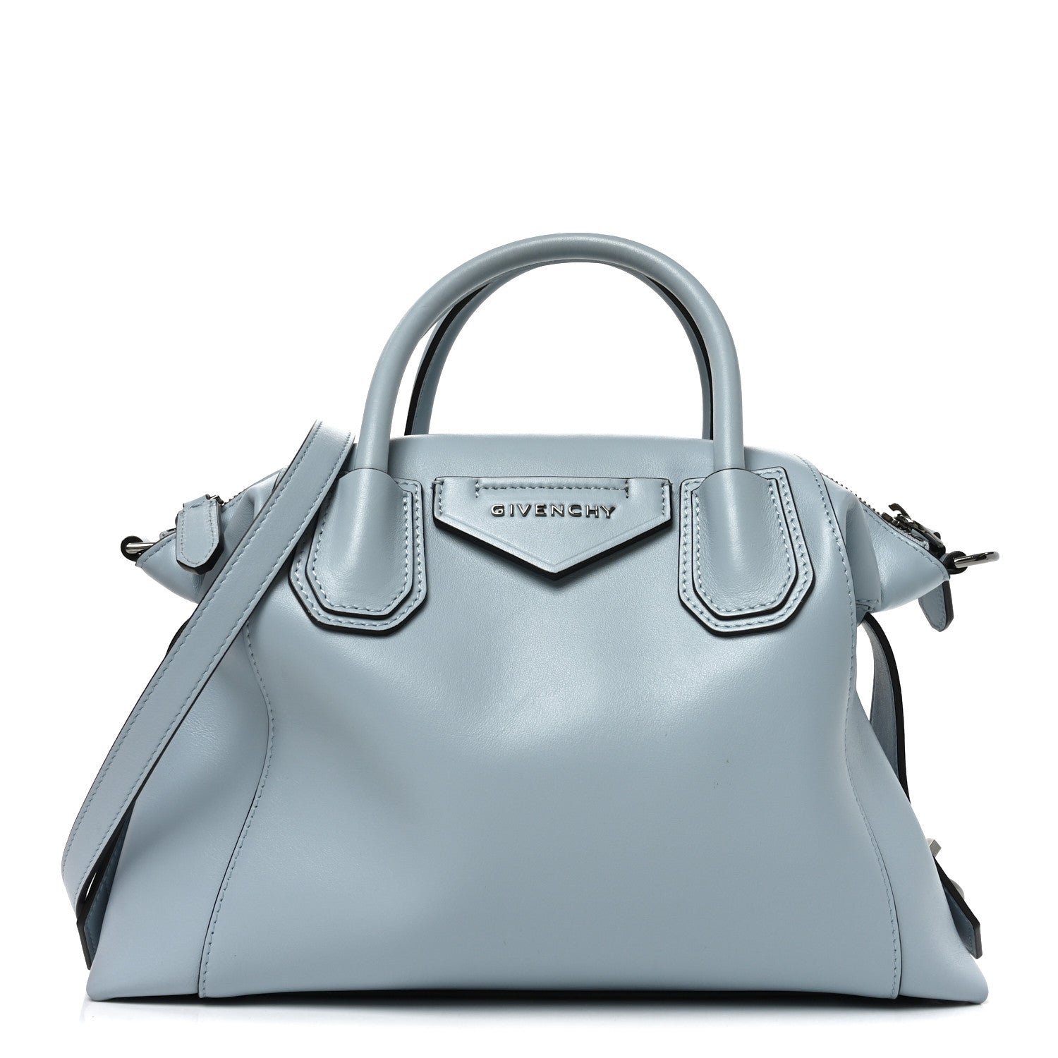 Givenchy Calfskin Small Soft Antigona Ice Blue