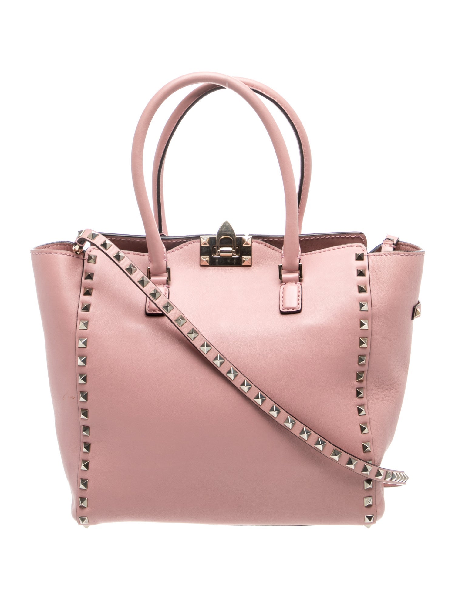 Rockstud Top Handle Bag
