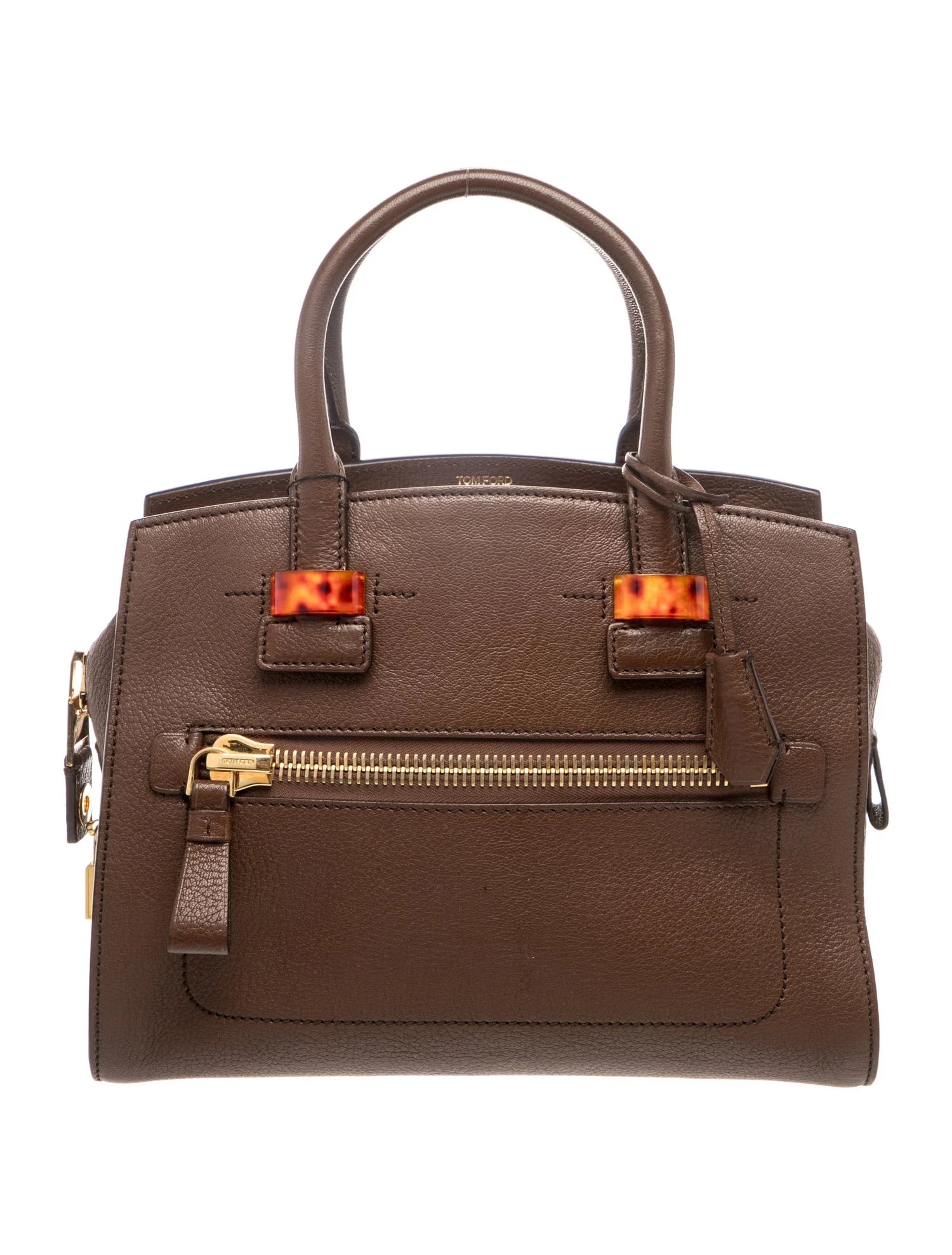 Leather Top Handle Bag