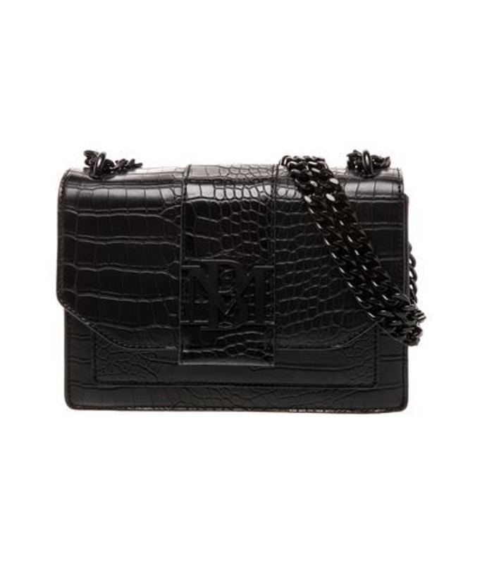 Badgley Mischka Mischka Embossed Leather Crossbody Bag