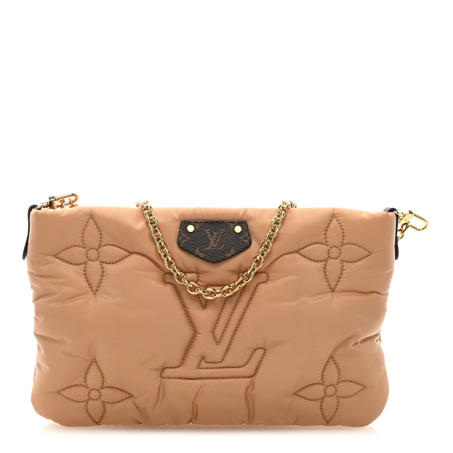Louis Vuitton Econyl Monogram Pillow Maxi Multi Pochette Accessories Mini Pochette Beige