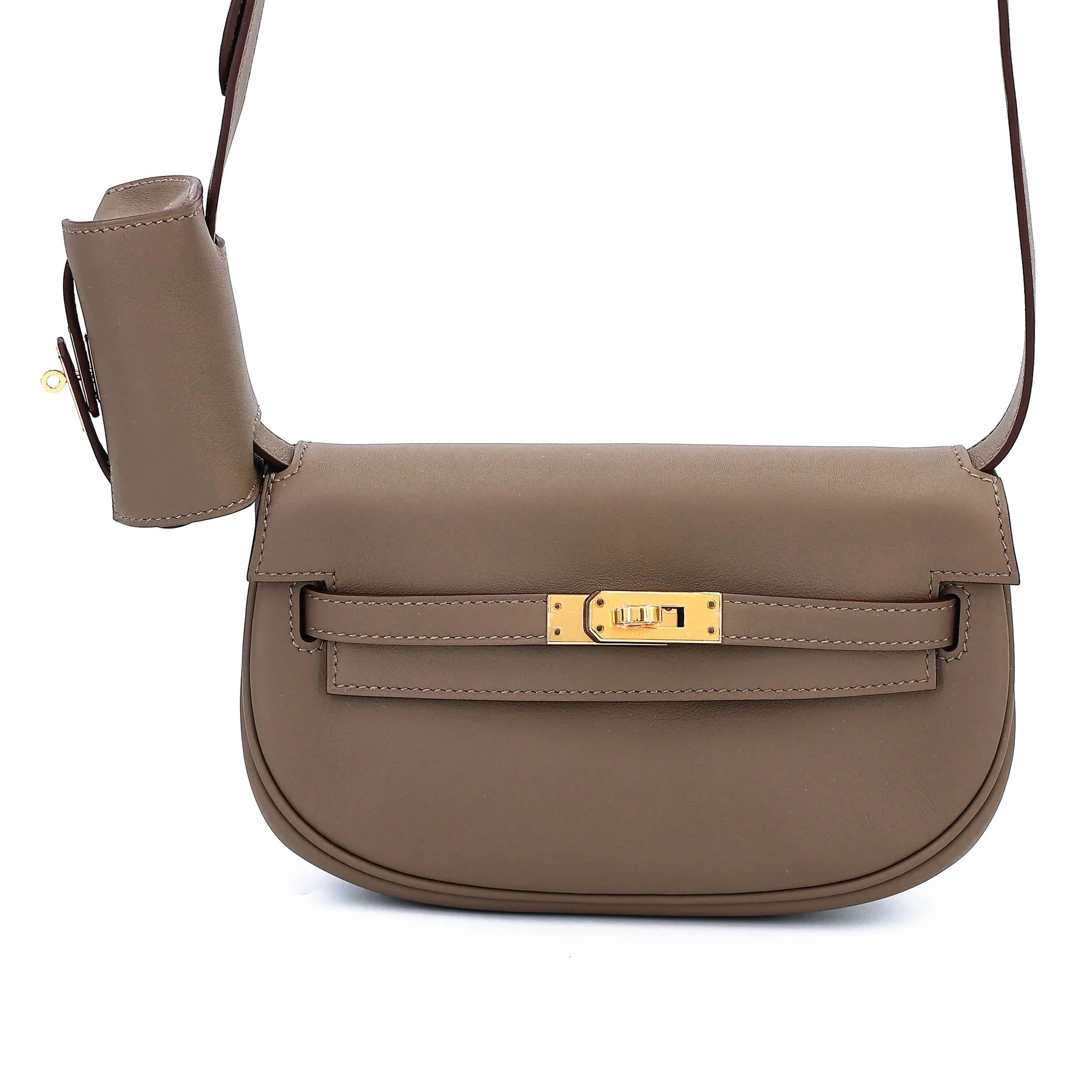 Unused ( Rank NS ) HERMÈS Kelly Moove Etoupe (18) Swift Gold hardware B (2023)