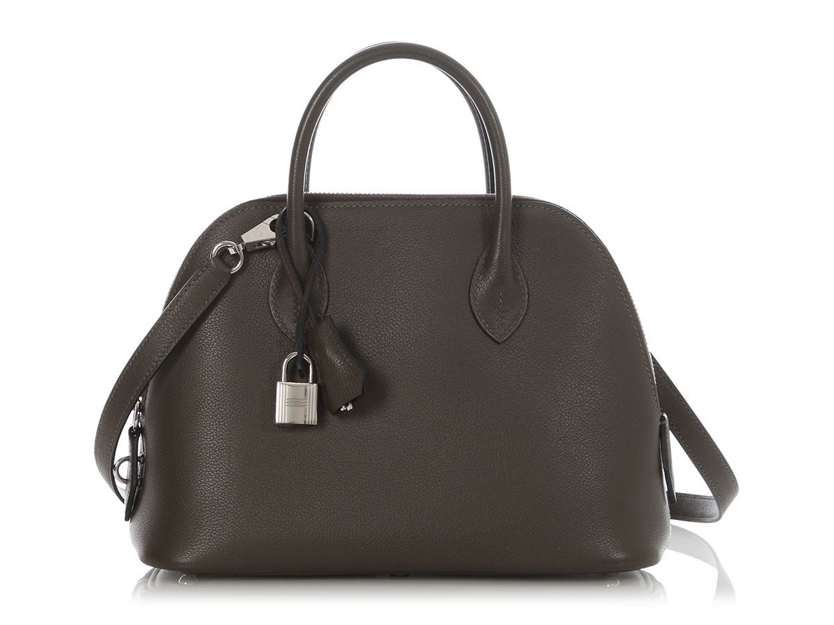 Hermes Hermès Vert de Gris Evercolor Bolide 1923 25