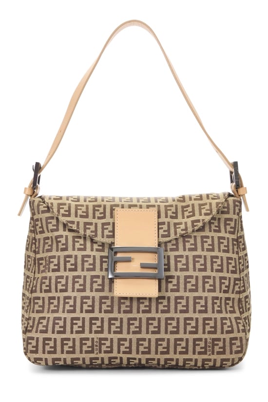Brown Zucca Canvas Shoulder Bag