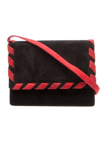 Suede Messenger Bag Vintage