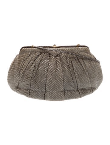 Judith Leiber Snakeskin Evening Bag