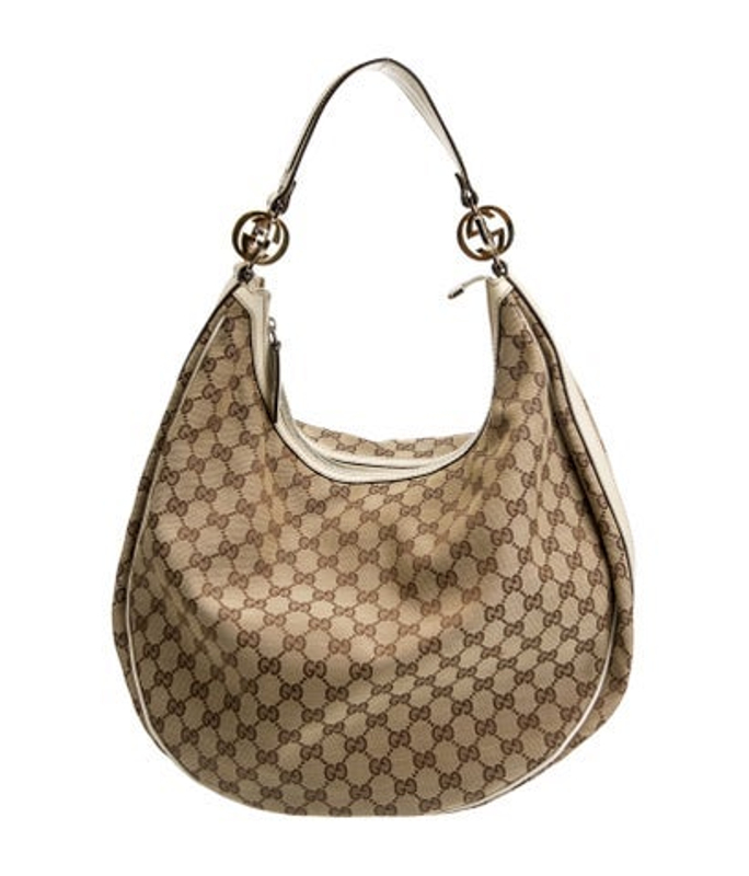 Gucci Gg Canvas Top Handle Bag