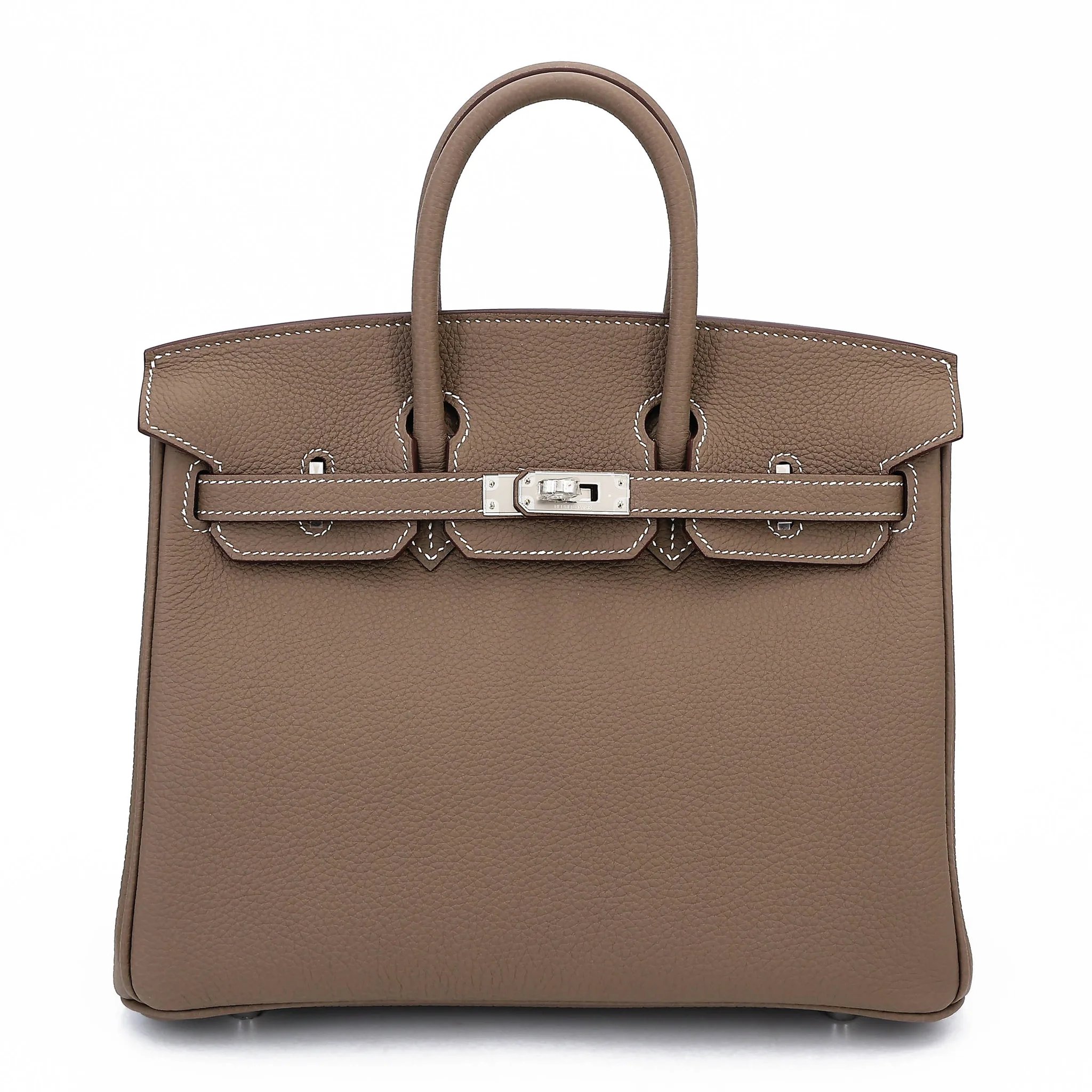 Brand New ( Rank N ) HERMÈS Birkin 25 Etoupe (18) Togo Palladium hardware G (2026)