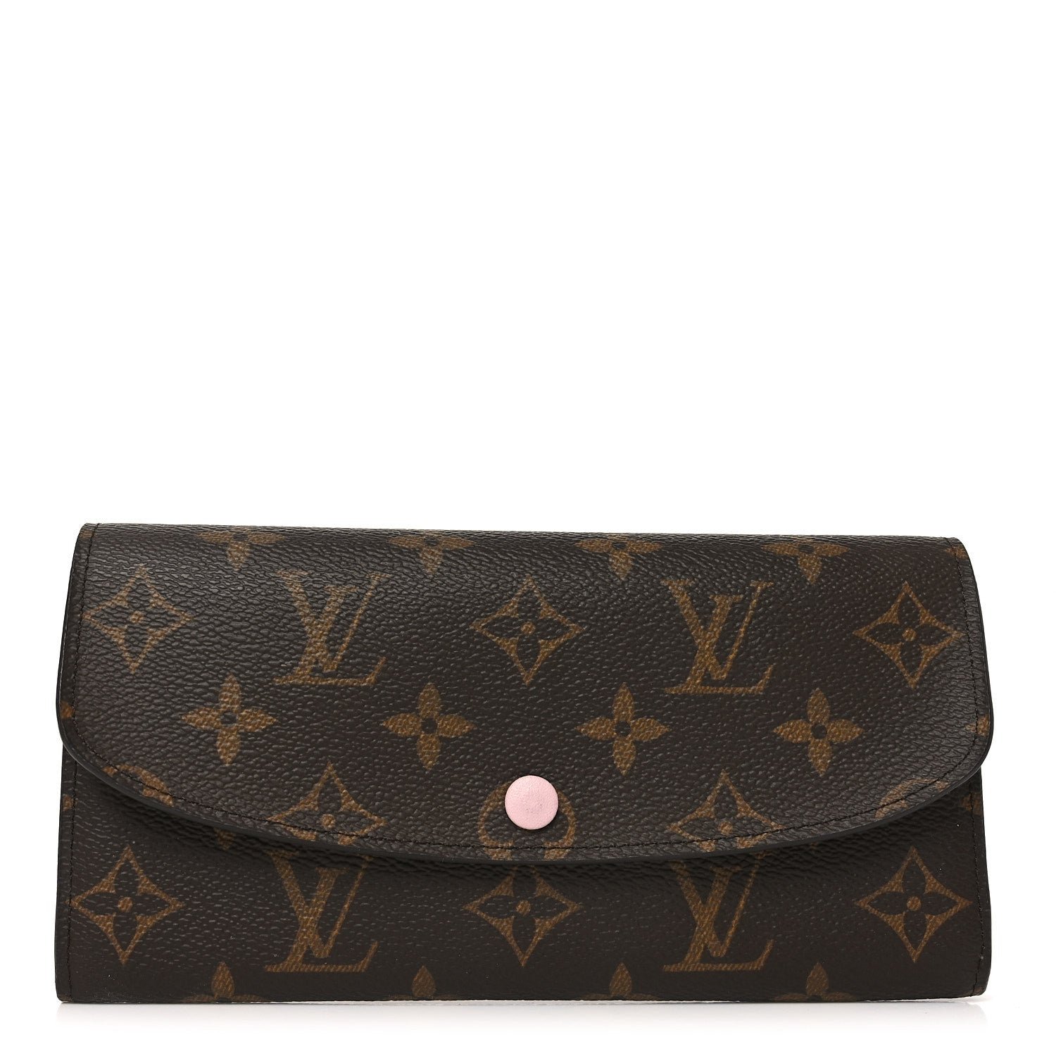 Louis Vuitton Monogram Emilie Wallet Rose Ballerine