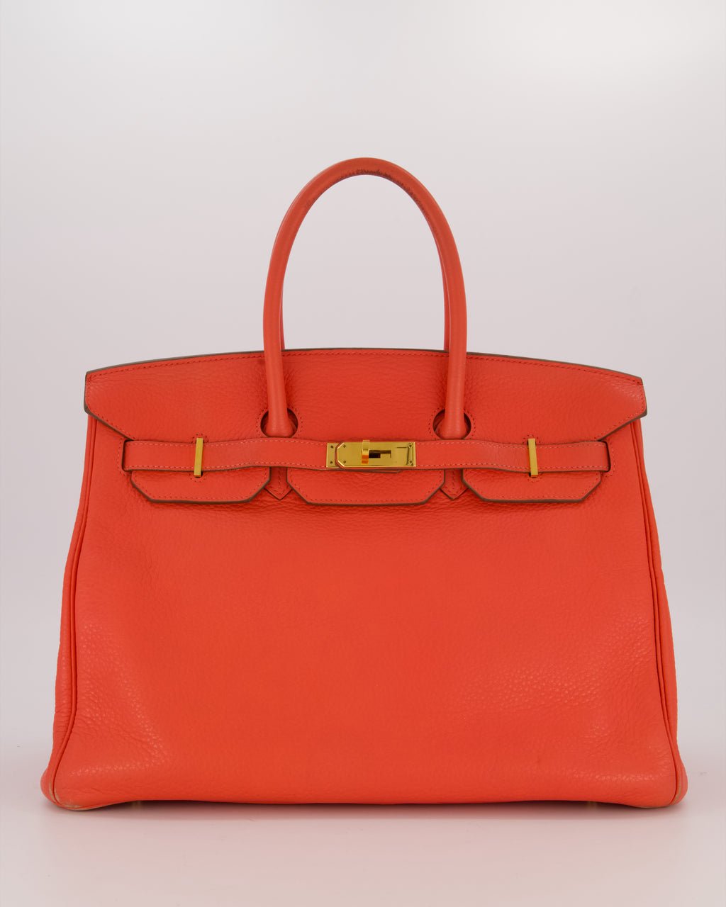 Hermes *FIRE PRICE* Hermès Birkin Retourne 35 Bag in Rose Jaipur Togo Leather with Gold Hardware
