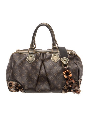LV Monogram Stephen Monogram Leopard 2way Handbag Limited Edition