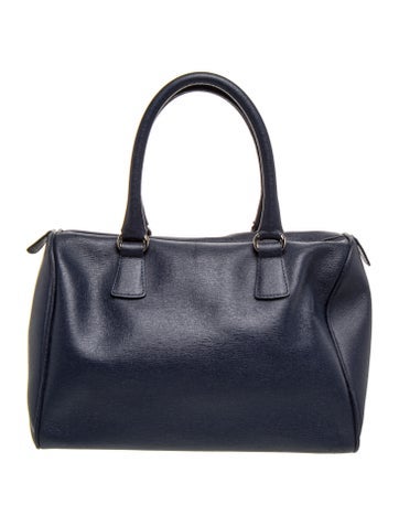Saffiano Leather Top Handle Bag