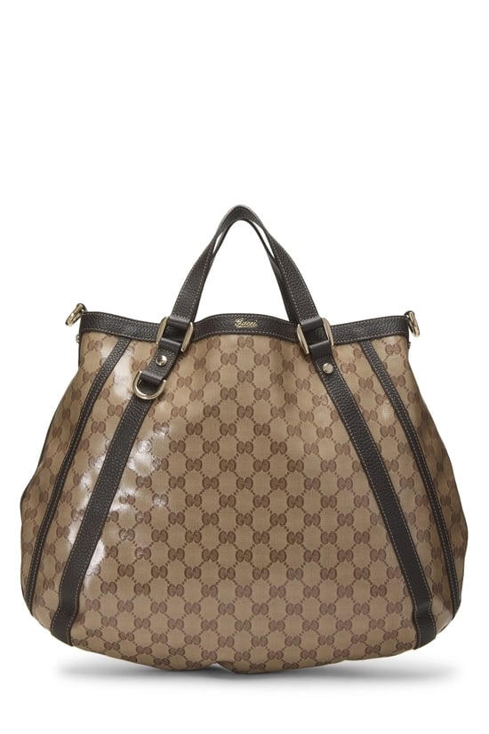 Original GG Crystal Canvas Abbey Convertible Hobo