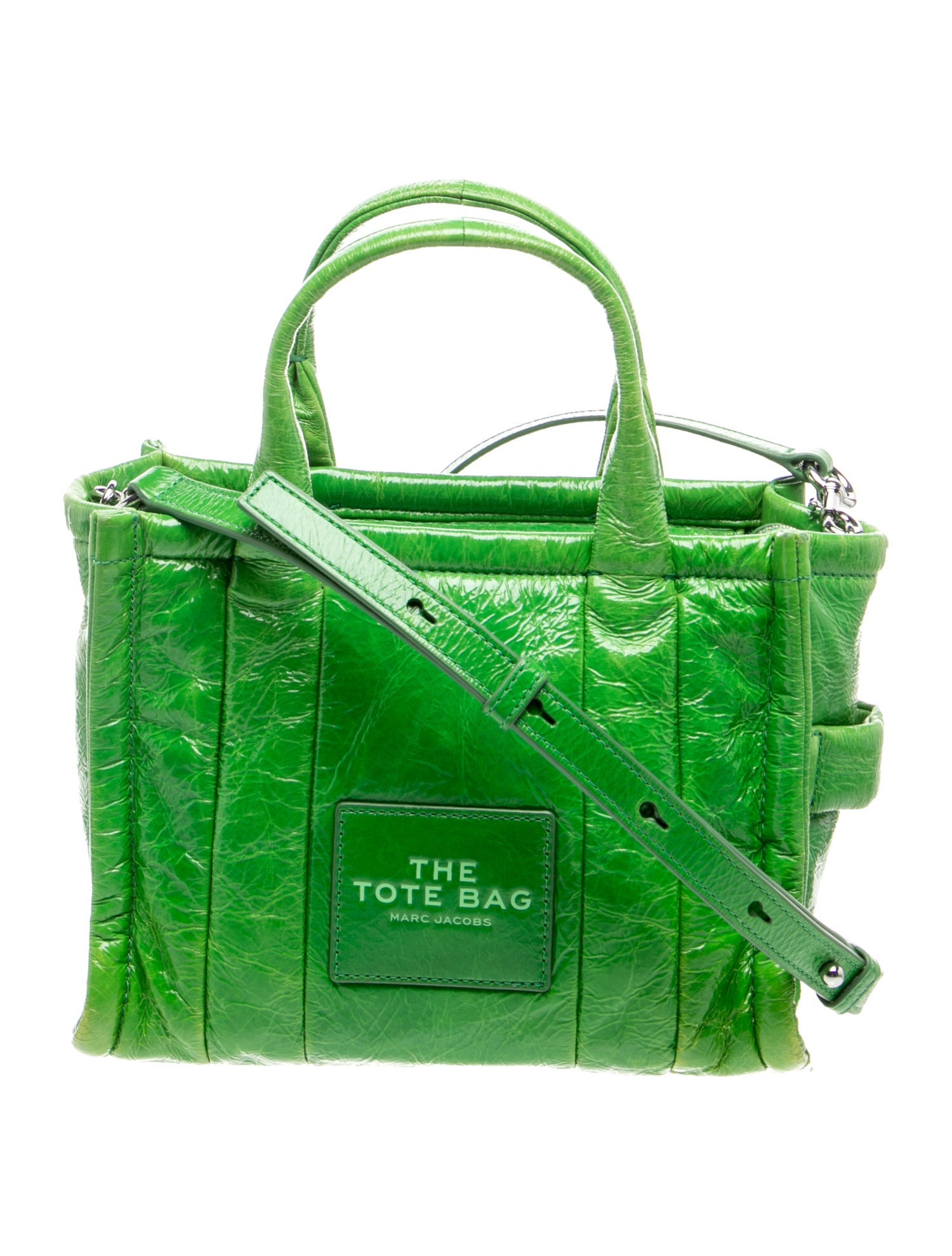 Patent Leather Top Handle Bag