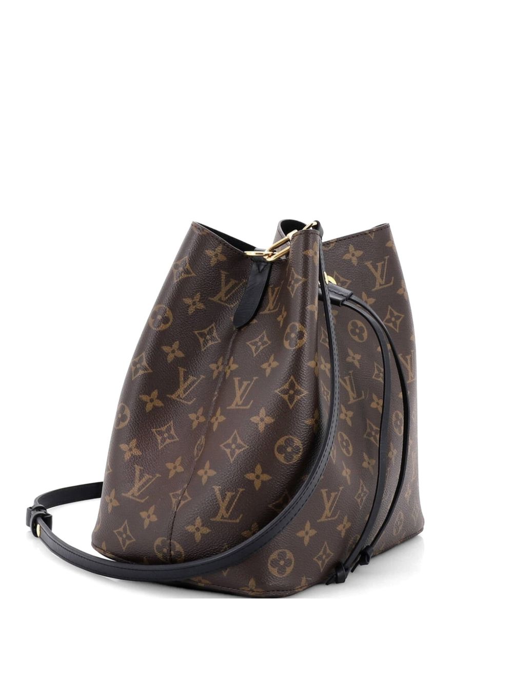 Louis Vuitton NeoNoe Handbag Monogram Canvas with Leather MM bucket bag
