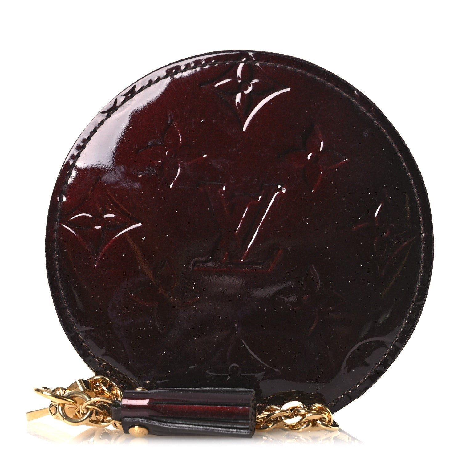 Louis Vuitton Vernis Chapeau Coin Purse Amarante