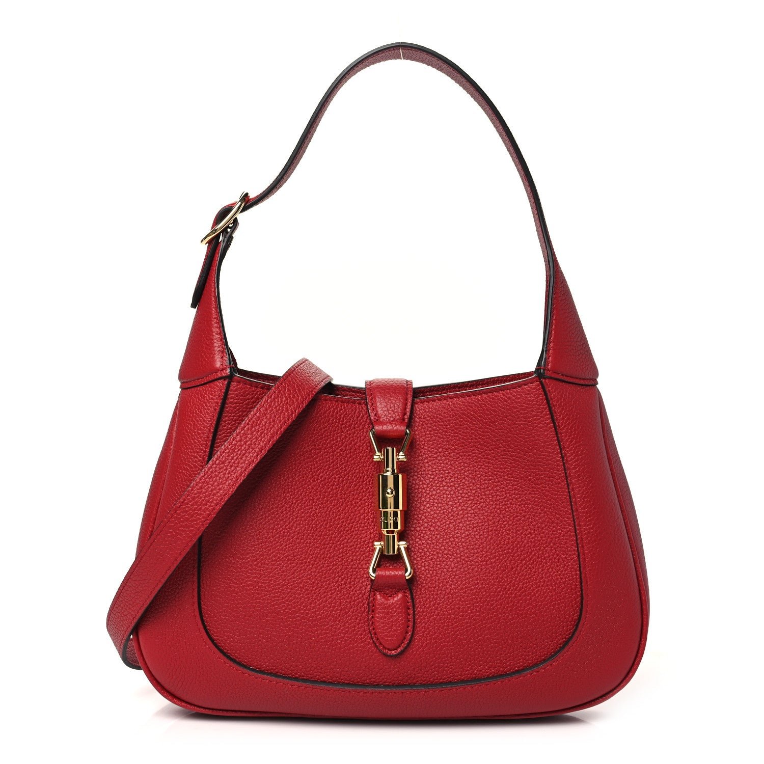 Gucci Ancora Calfskin Small Jackie 1961 Hobo Red