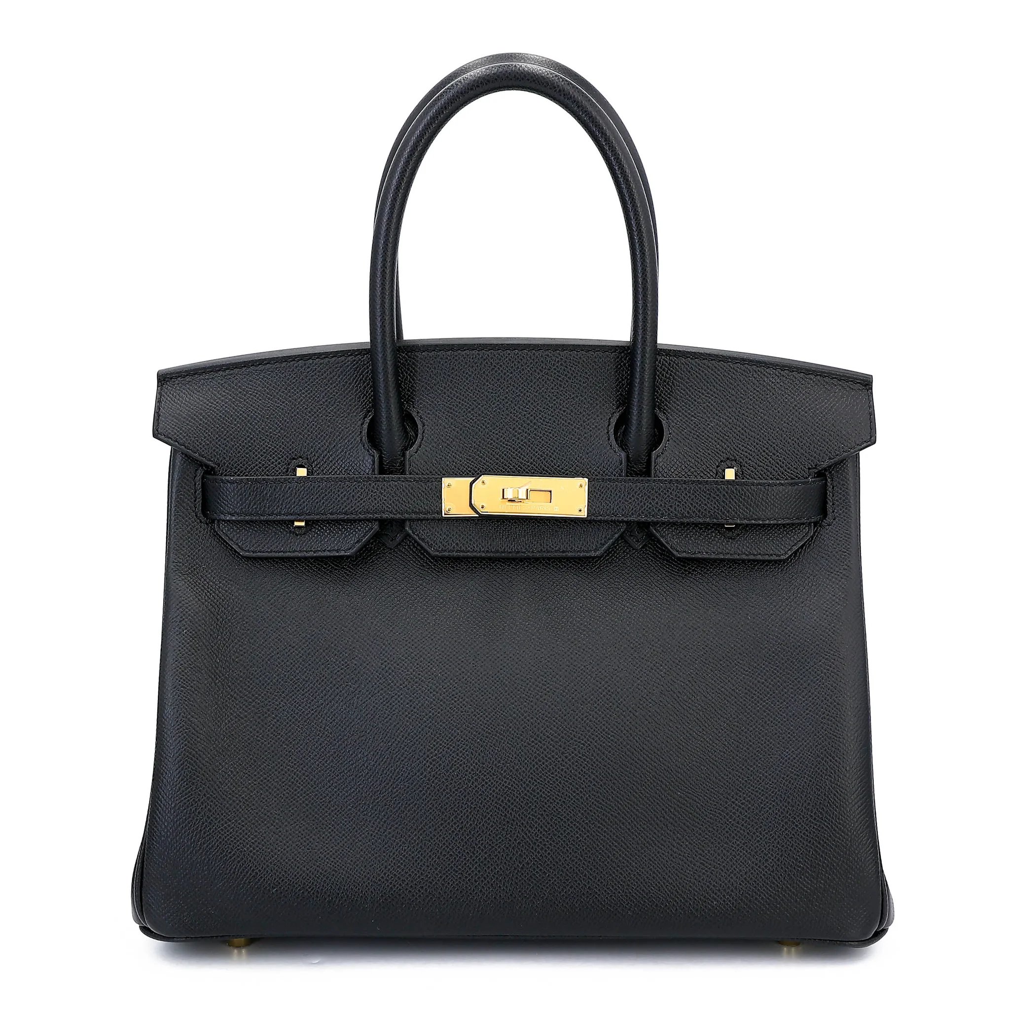 Unused ( Rank NS ) HERMÈS Birkin 30 Noir (89) Epsom Gold hardware B (2023)