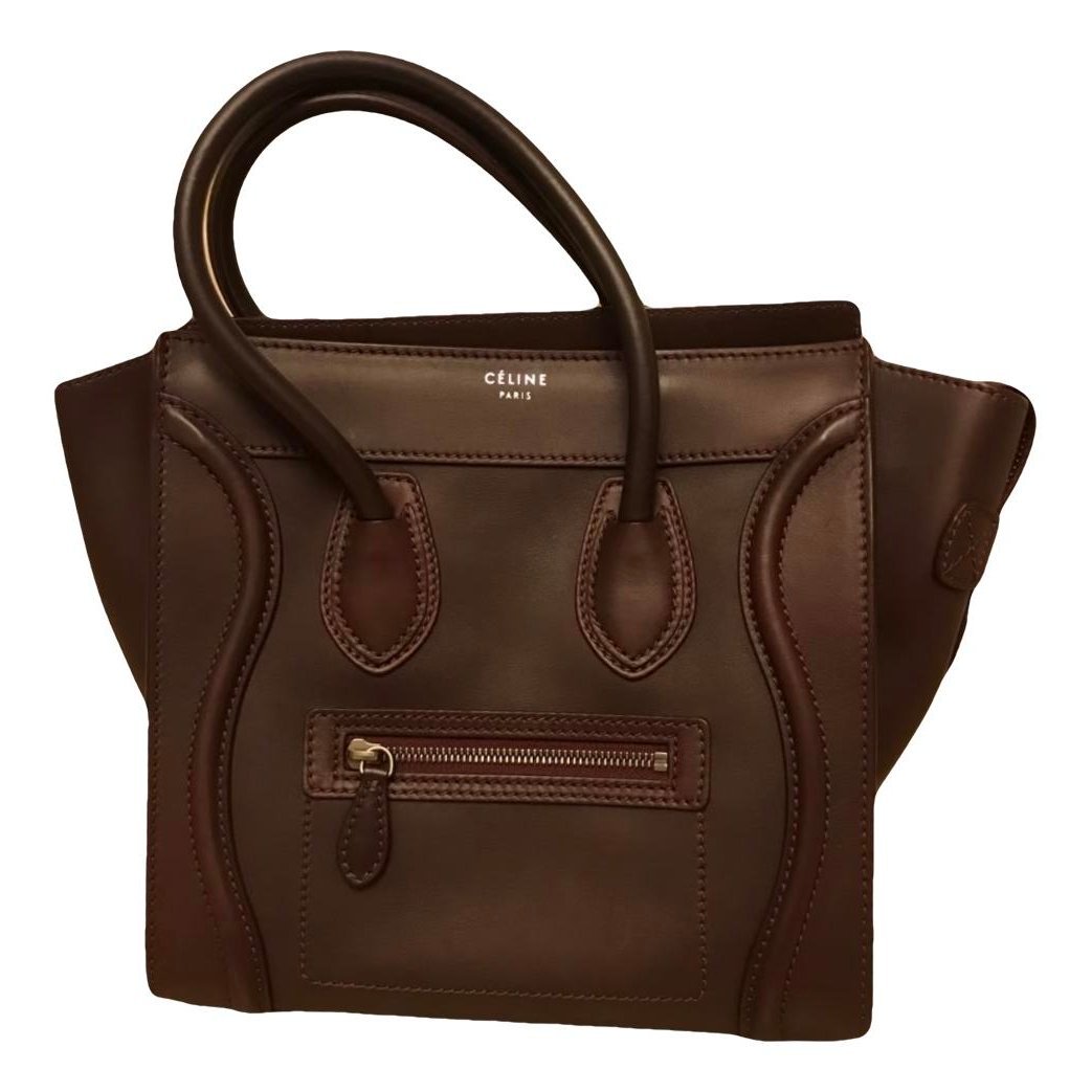 Luggage leather handbag