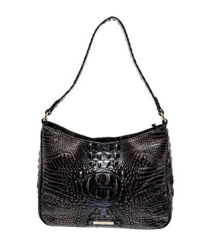Brahmin Embossed Leather Shoulder Bag