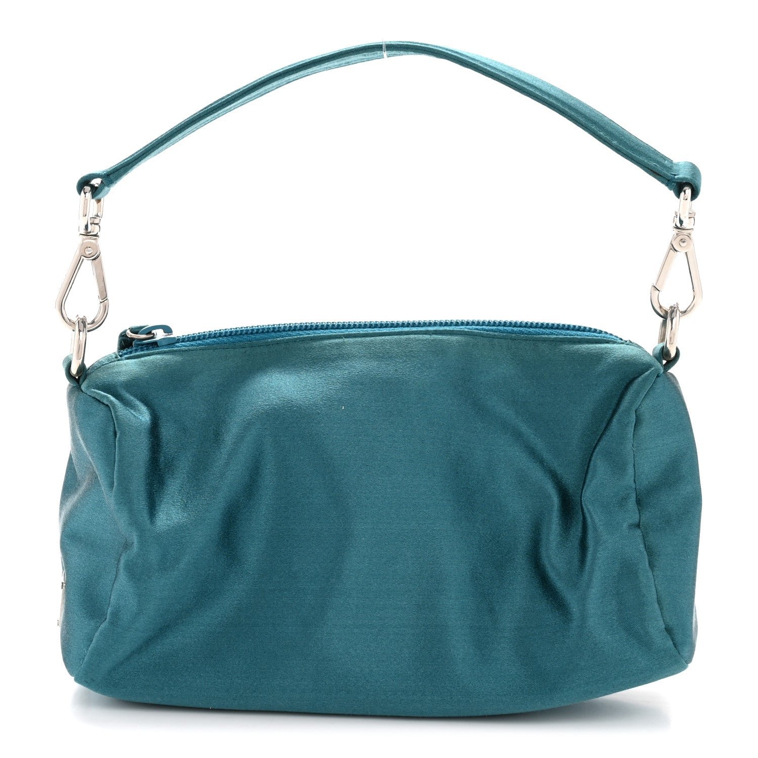 Prada Prada Satin Soft Evening Bag Turchese