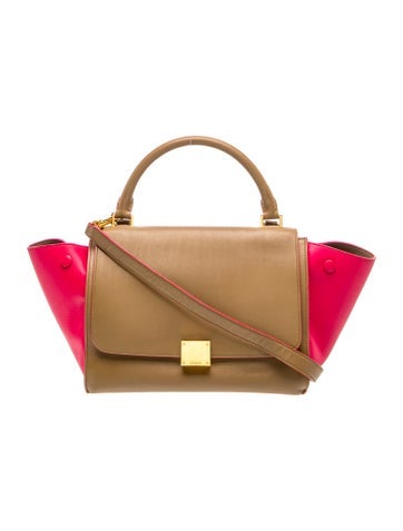 Celine Leather Trapeze Mini