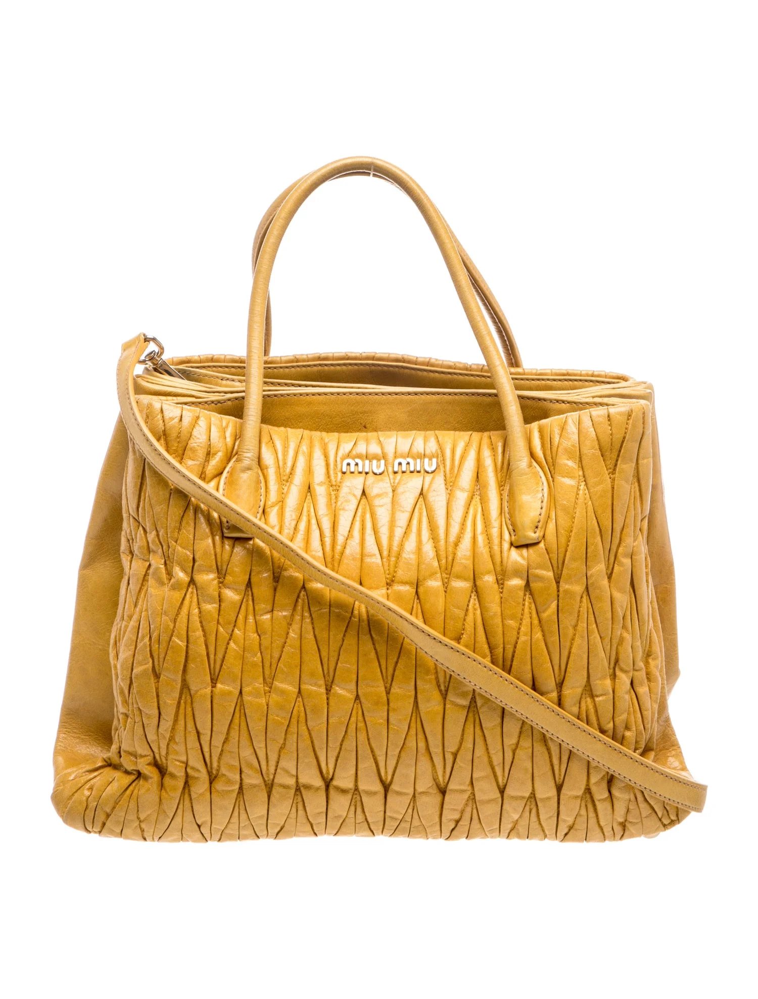 Miu Miu Leather Matelasse