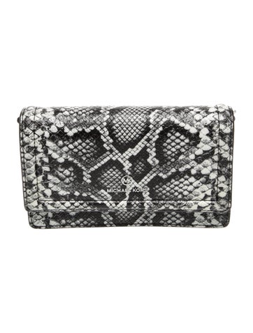 Embossed Leather Clutch