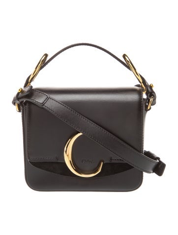 Leather c bag Mini