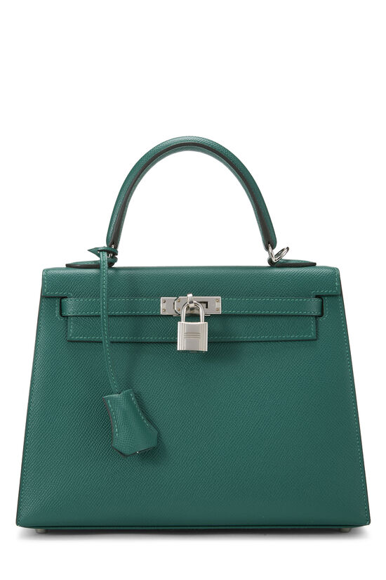 Hermes Malachite Epsom Kelly Sellier 25