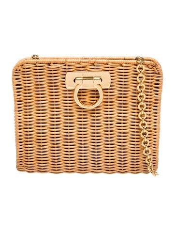 Rattan Crossbody Bag
