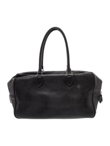 Leather Top Handle Bag