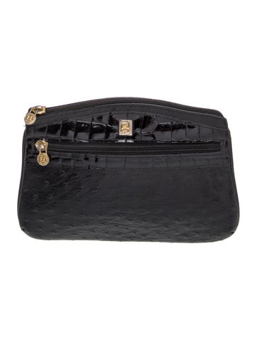 Ostrich Clutch Vintage
