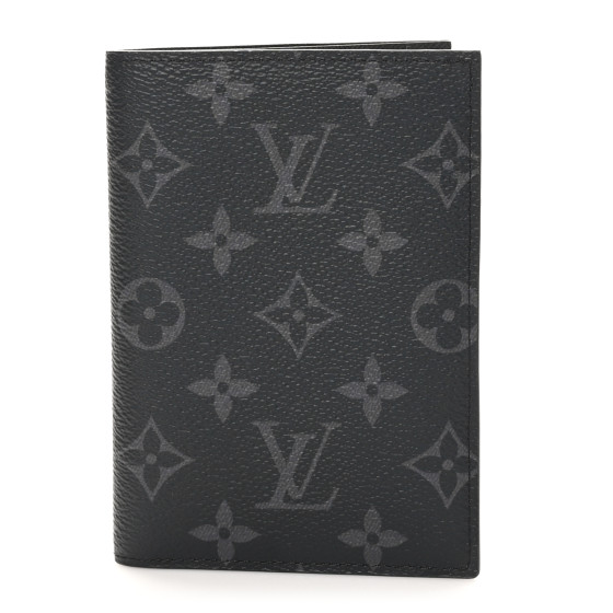 Louis Vuitton Monogram Eclipse Passport Cover