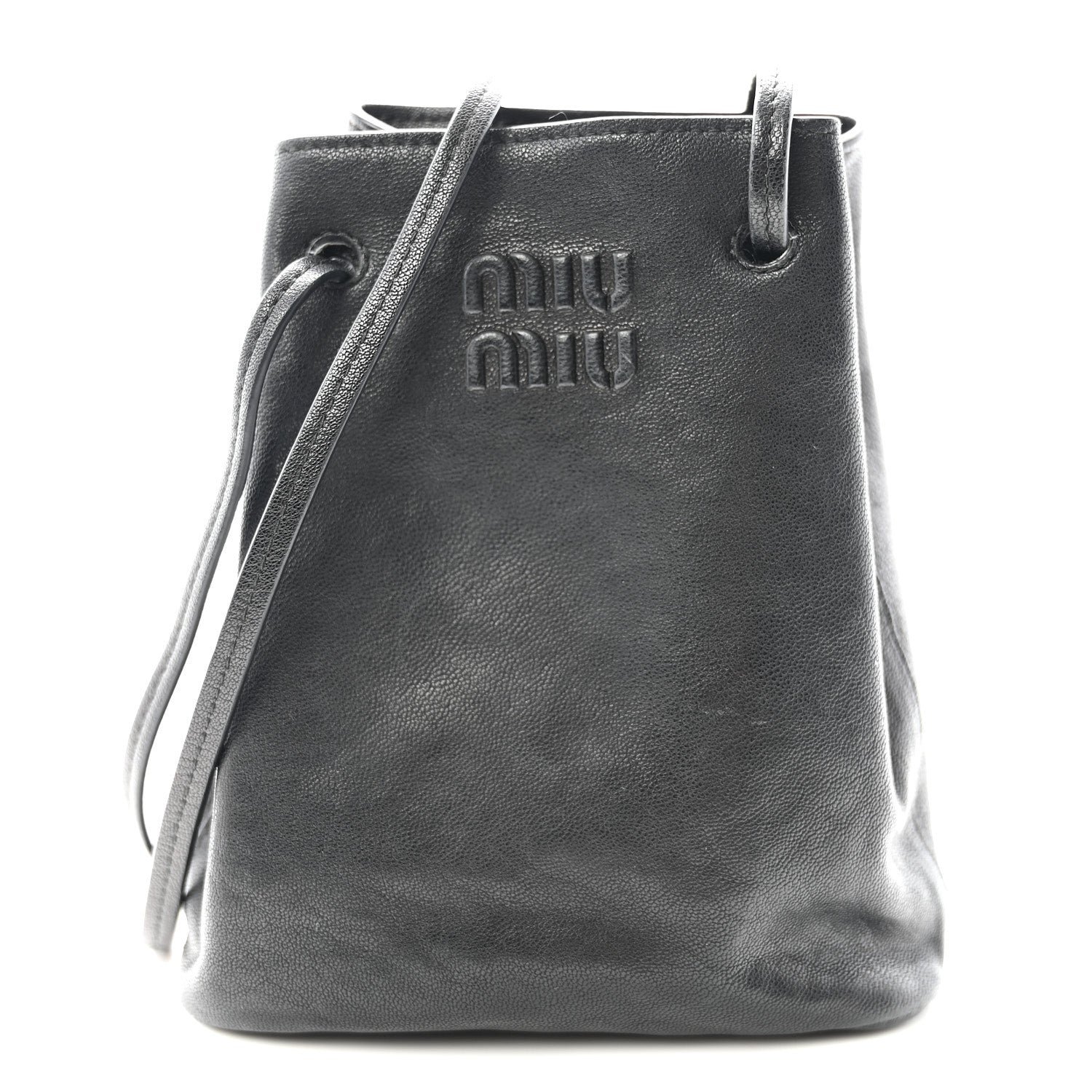 Miu Miu Nappa Mini Bag Black
