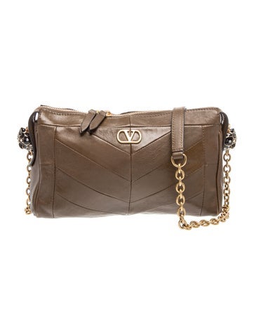 Valentino Leather Panthea Bag Small