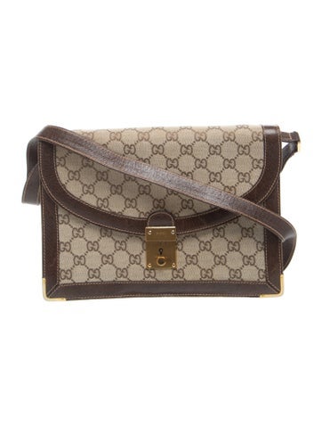 GG Canvas Shoulder Bag Vintage