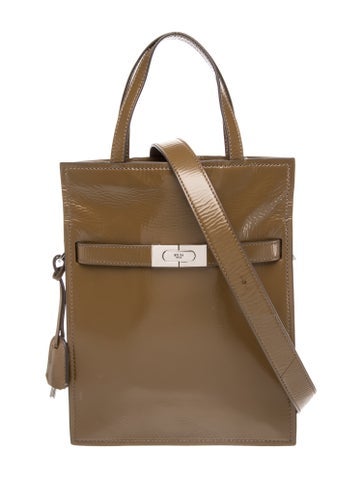 Leather Top Handle Bag