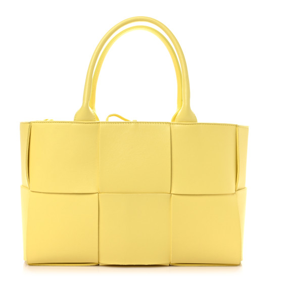 Bottega Veneta Nappa Maxi Intrecciato Small Arco Tote Yellow