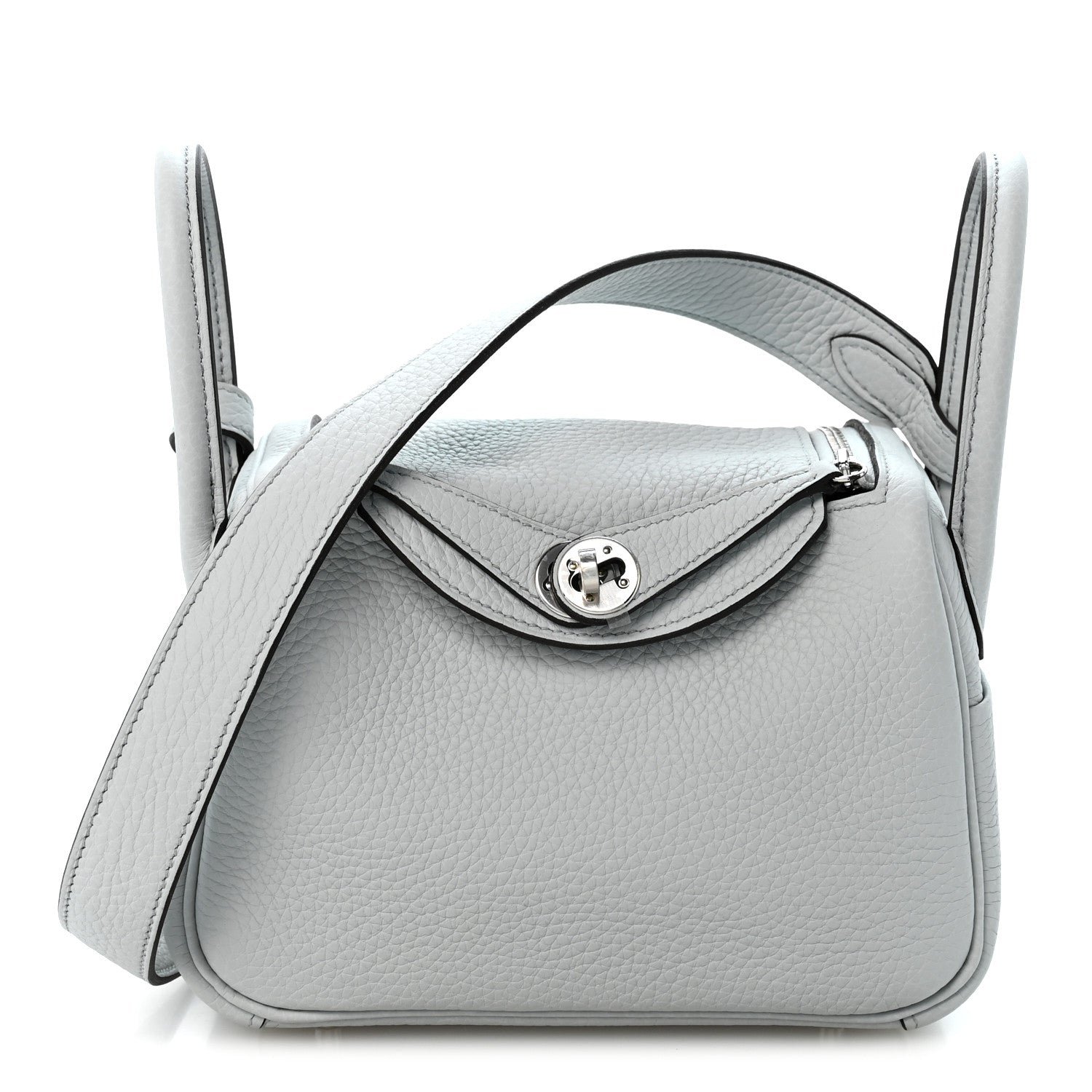 Taurillon Clemence Mini Lindy 20 Bleu Pale