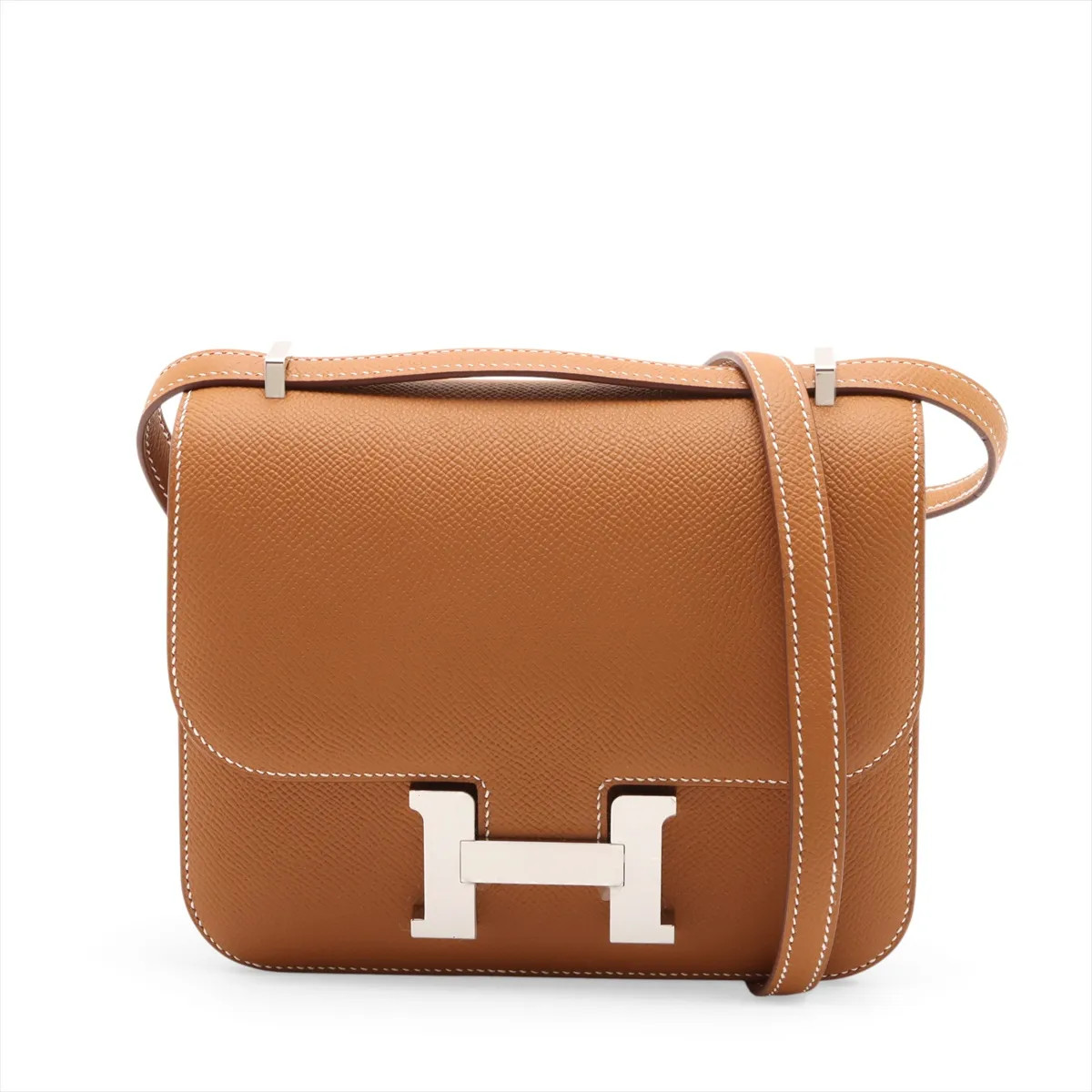 Hermès Constance 3 Mini 18 Miroir Veau Epsom Gold Silver Metal Fittings
